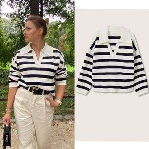 MANGO Polo notch neck sweater